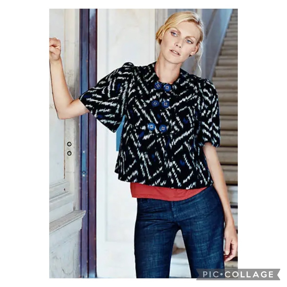 EUC Anthropologie Taihonhu Crownhall Double Breasted Cotton Jacket